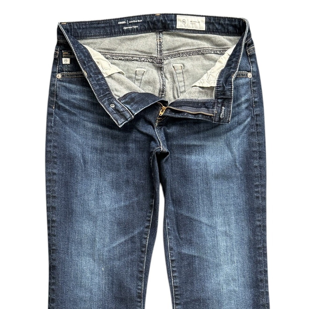 AG Angel Low Rise Boot Jeans Womens 28 Blue Stretch Japanese Fabric - Picture 5 of 14
